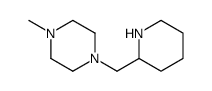 1-METHYL-4-(2-PIPERIDINYLMETHYL)-PIPERAZINE结构式