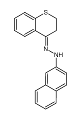 thiochroman-4-one naphthalen-2-ylhydrazone结构式