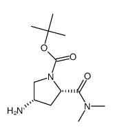 (2S,4S)-1-Boc-4-amino[(dimethylamino)carbonyl]pyrrolidine Structure