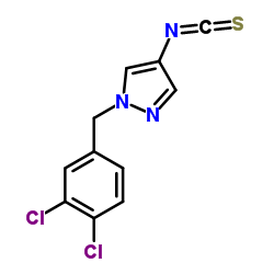 1-(3,4-DICHLORO-BENZYL)-4-ISOTHIOCYANATO-1H-PYRAZOLE结构式