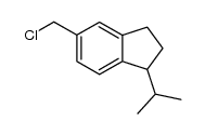 5-chloromethyl-1-isopropyl-indan Structure