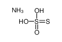 Ammonium hydrogen thiosulphate Structure