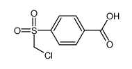 4-(chloromethylsulfonyl)benzoic acid Structure