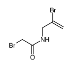 2-bromo-N-(2-bromoprop-2-enyl)acetamide Structure