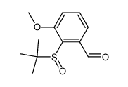 2-tert-butylsulfinyl-3-methoxybenzaldehyde Structure