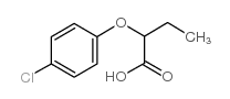 2-(4-chlorophenoxy)butyric acid structure