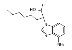 1,3-dideaza-9-(2-hydroxy-3-nonyl)adenine Structure
