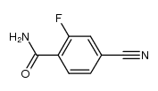 4-cyano-2-fluorobenzamide Structure