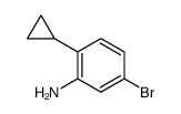 5-bromo-2-cyclopropylaniline Structure