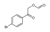 [2-(4-bromophenyl)-2-oxoethyl] formate Structure