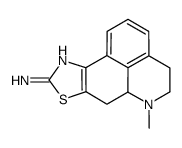 9-amino-6-methyl-5,6,6a,7-tetrahydro-4H-benzo-(de)thiazolo(4,5-g)quinoline structure
