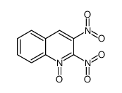2,3-dinitro-1-oxidoquinolin-1-ium结构式
