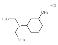 n,n-diethyl-3-methylcyclohexanamine hydrochloride结构式