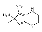 4,7-Benzothiazolediamine,2-methyl-(9CI)结构式