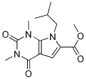 Methyl 7-isobutyl-1,3-diMethyl-2,4-dioxo-2,3,4,7-tetrahydro-1H-pyrrolo[2,3-d]pyriMidine-6-carboxylate structure