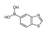 苯并[d]噻唑-5-基硼酸结构式