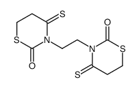 3-[2-(2-oxo-4-sulfanylidene-1,3-thiazinan-3-yl)ethyl]-4-sulfanylidene- 1,3-thiazinan-2-one结构式