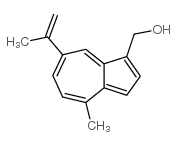 (4-methyl-7-prop-1-en-2-ylazulen-1-yl)methanol结构式