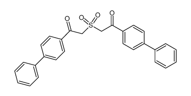 bis(4-phenylphenacyl) sulfone结构式