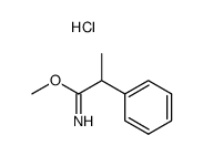 methyl hydratropimidate hydrochloride Structure