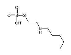 Thiosulfuric acid S-[2-(pentylamino)ethyl] ester结构式