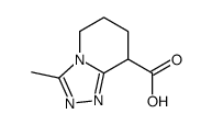 3-methyl-5,6,7,8-tetrahydro-[1,2,4]triazolo[4,3-a]pyridine-8-carboxylic acid结构式