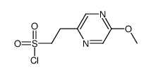 2-(5-methoxypyrazin-2-yl)ethanesulfonyl chloride结构式