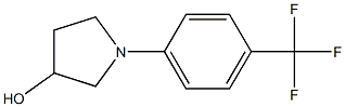 1-(4-(Trifluoromethyl)phenyl)pyrrolidin-3-ol结构式