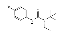 3-(4-bromophenyl)-1-tert-butyl-1-ethylurea Structure