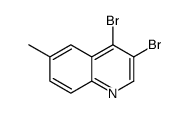 3,4-dibromo-6-methylquinoline结构式