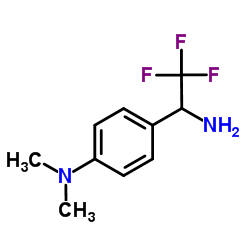 4-(1-Amino-2,2,2-trifluoroethyl)-N,N-dimethylaniline结构式