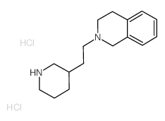 2-[2-(3-Piperidinyl)ethyl]-1,2,3,4-tetrahydroisoquinoline dihydrochloride Structure