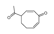 2,7-Cyclooctadien-1-one, 4-acetyl- (9CI) structure