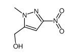 1-methyl-3-nitro-1H-pyrazole-5-methanol structure