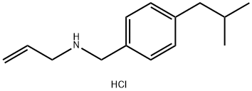 {[4-(2-methylpropyl)phenyl]methyl}(prop-2-en-1-yl)amine hydrochloride structure