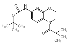 叔丁基(1-新戊酰-2,3-二氢-1H-吡啶[2,3-b][1,4]恶嗪-6-基)氨基甲酸酯图片