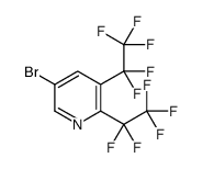 5-Bromo-2,3-bis(pentafluoroethyl)pyridine结构式