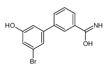 3-(3-bromo-5-hydroxyphenyl)benzamide结构式