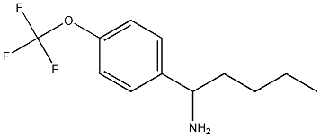 1-[4-(TRIFLUOROMETHOXY)PHENYL]PENTYLAMINE Structure