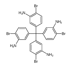2-bromo-5-[tris(3-amino-4-bromophenyl)methyl]aniline Structure