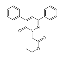 ethyl 2-(6-oxo-3,5-diphenylpyridazin-1-yl)acetate Structure