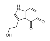 3-(2-hydroxyethyl)-1H-indole-4,5-dione结构式