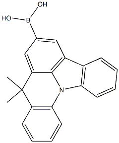 (8,8-dimethyl-8H-indolo[3,2,1-de]acridin-6-yl)boronic acid Structure