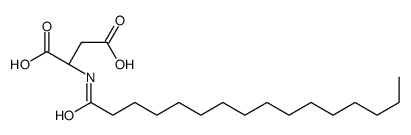 (2S)-2-(hexadecanoylamino)butanedioic acid Structure