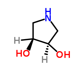 (3S,4R)-吡咯烷-3,4-二醇结构式