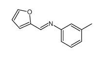 1-(furan-2-yl)-N-(3-methylphenyl)methanimine结构式