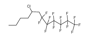 8-Chloro-1,1,1,2,2,3,3,4,4,5,5,6,6-tridecafluorododecane结构式