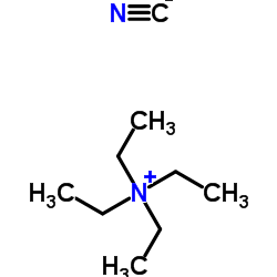 N,N,N-Triethylethanaminium cyanide Structure