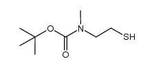 2-(N-tert-butoxycarbonyl-N-methylamino)ethanthiol Structure