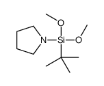 tert-butyl-dimethoxy-pyrrolidin-1-ylsilane Structure